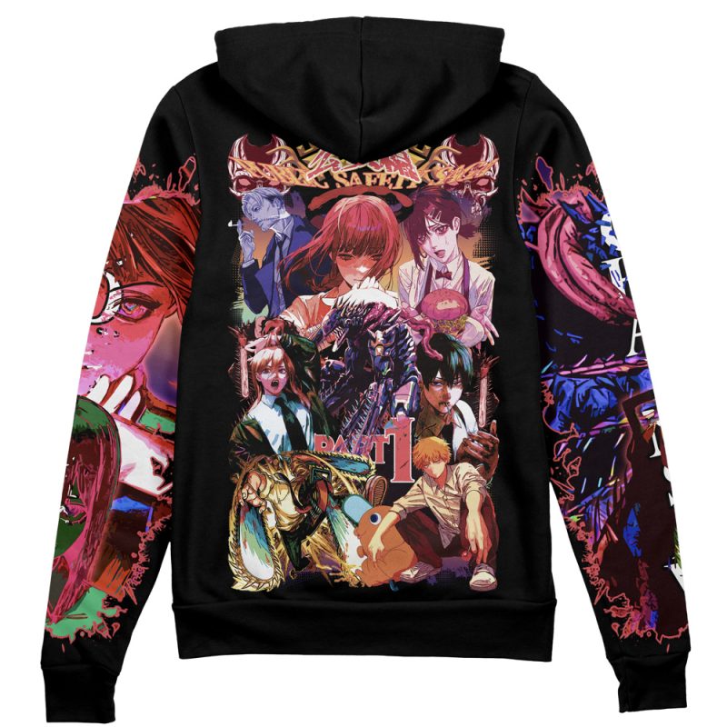 Chainsaw Man Part 1 Streetwear Zip Hoodie Jacket