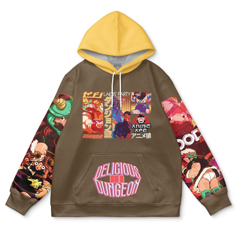 Senshi Delicious in Dungeon Streetwear Hoodie - Image 2