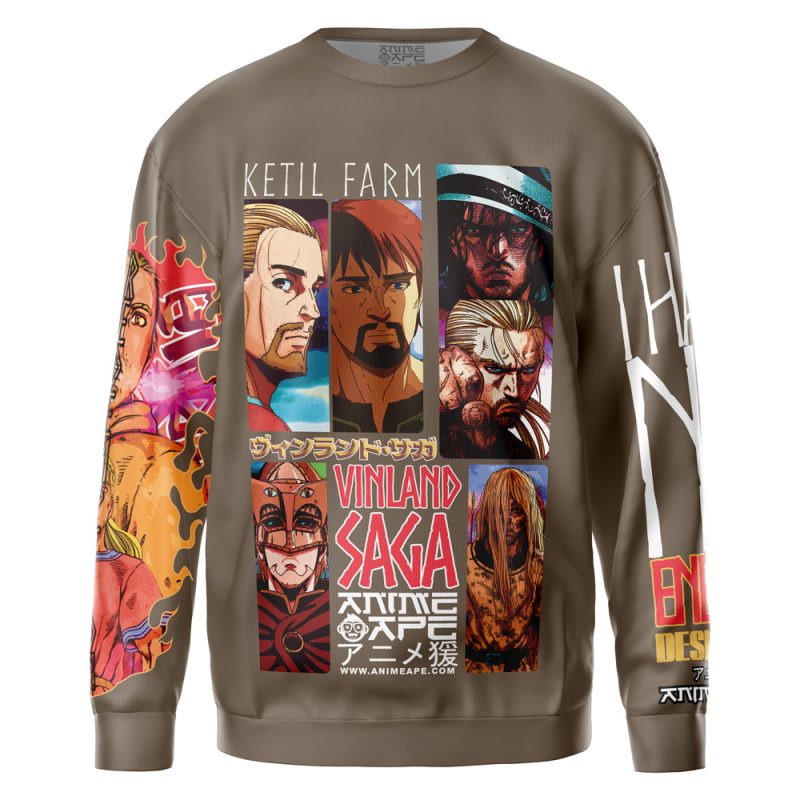 Slave Arc Vinland Saga Streetwear Sweatshirt - Image 2