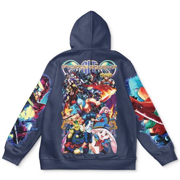 稀少！■THE ALFEE■30th ANNIVERSARYジャンパー FREE slf-Streetwear-Hoodie-back-