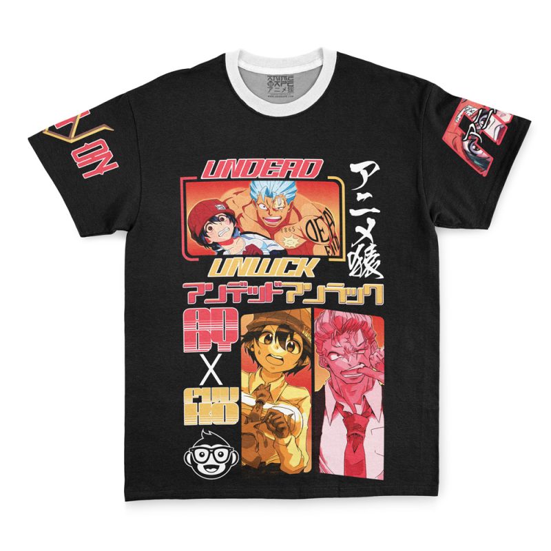 Andy and Fuuko Undead Unluck Streetwear T-Shirt - Image 3