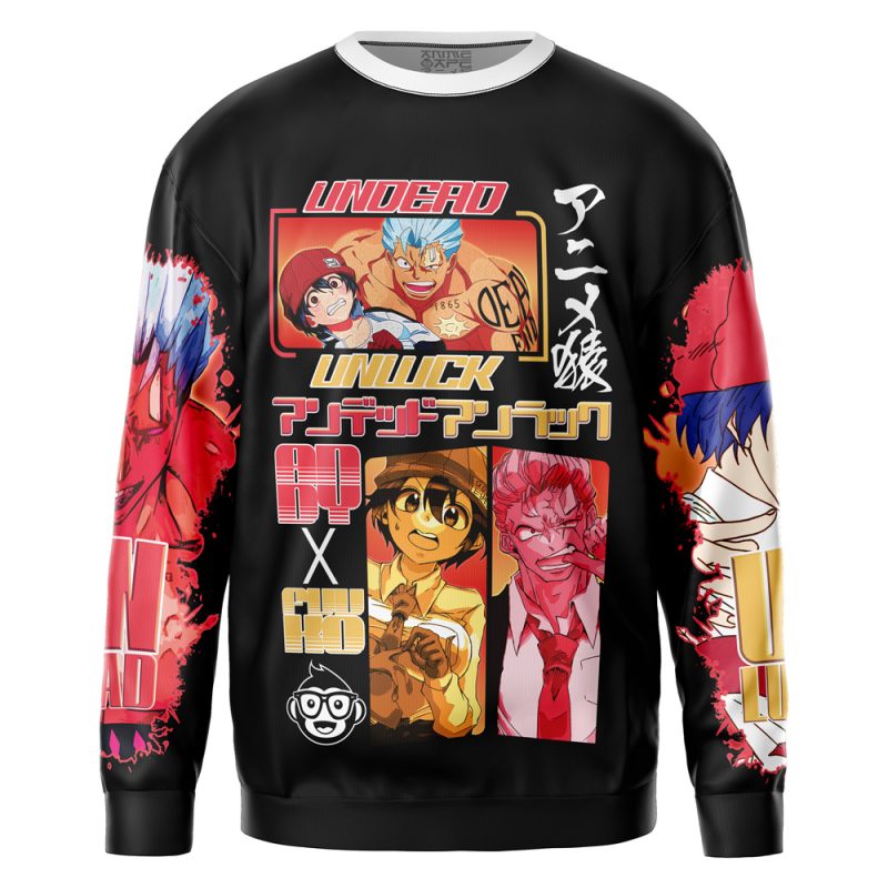 Andy and Fuuko Undead Unluck Streetwear Sweatshirt - Image 2