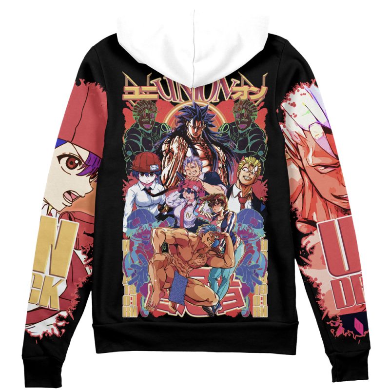 Andy and Fuuko Undead Unluck Streetwear Zip Hoodie Jacket