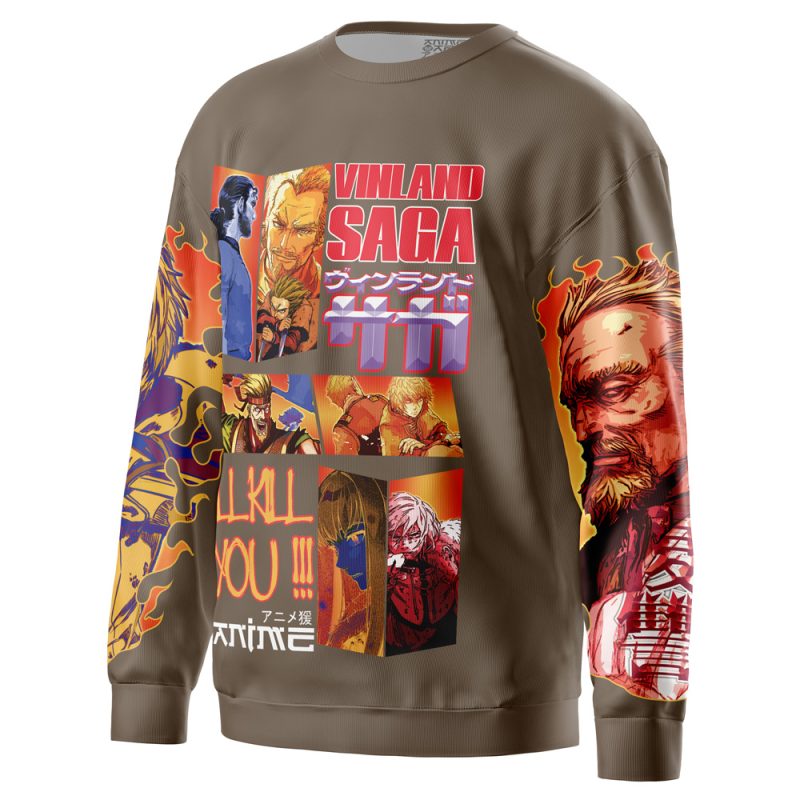 War Arc Vinland Saga Streetwear Sweatshirt - Image 3