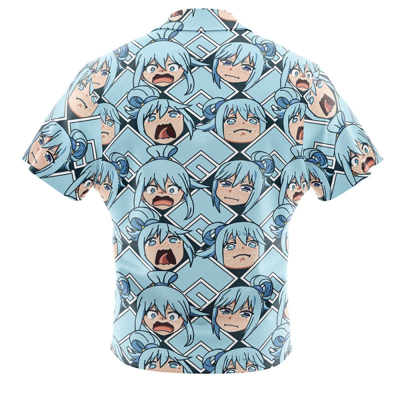 Aqua Axis Order Konosuba Button Up Hawaiian Shirt - Image 2