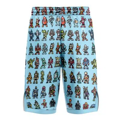 Badguys Mega Man Basketball Shorts
