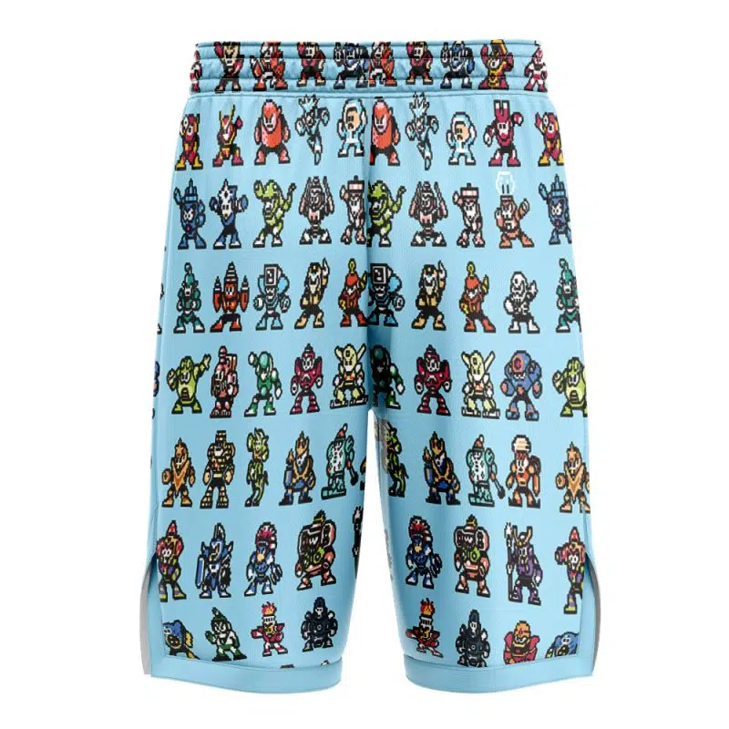 Badguys Mega Man Basketball Shorts