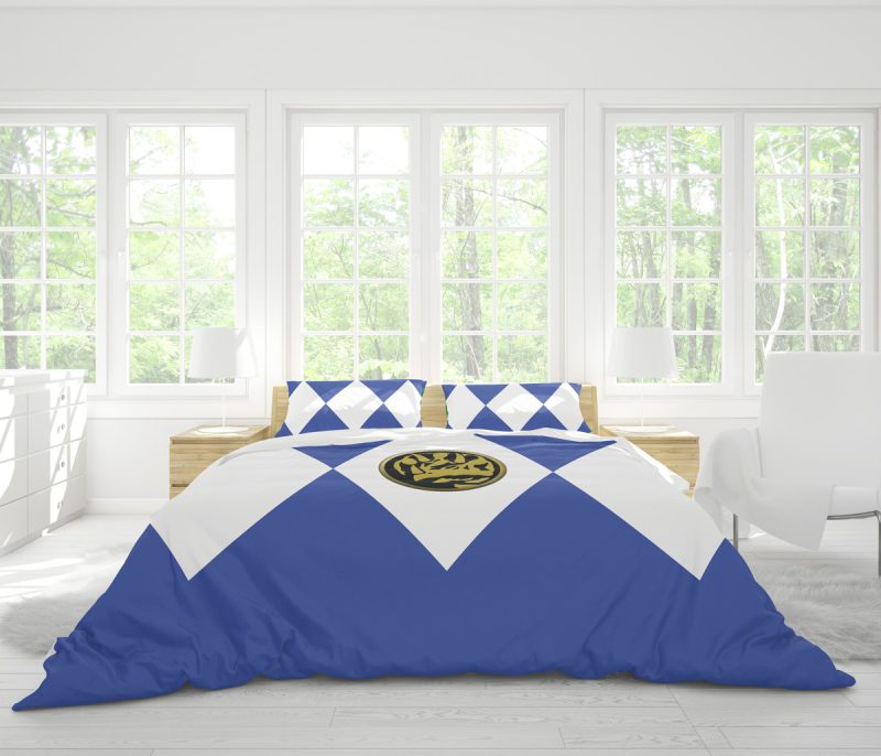 Blue Ranger Mighty Morphin Power Rangers Bedding Set - Image 4