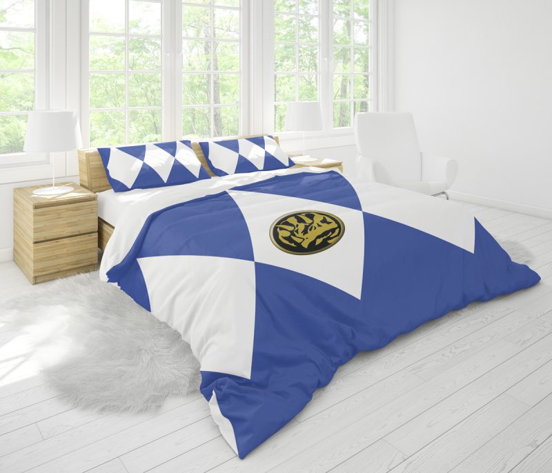 Blue Ranger Mighty Morphin Power Rangers Bedding Set - Image 3