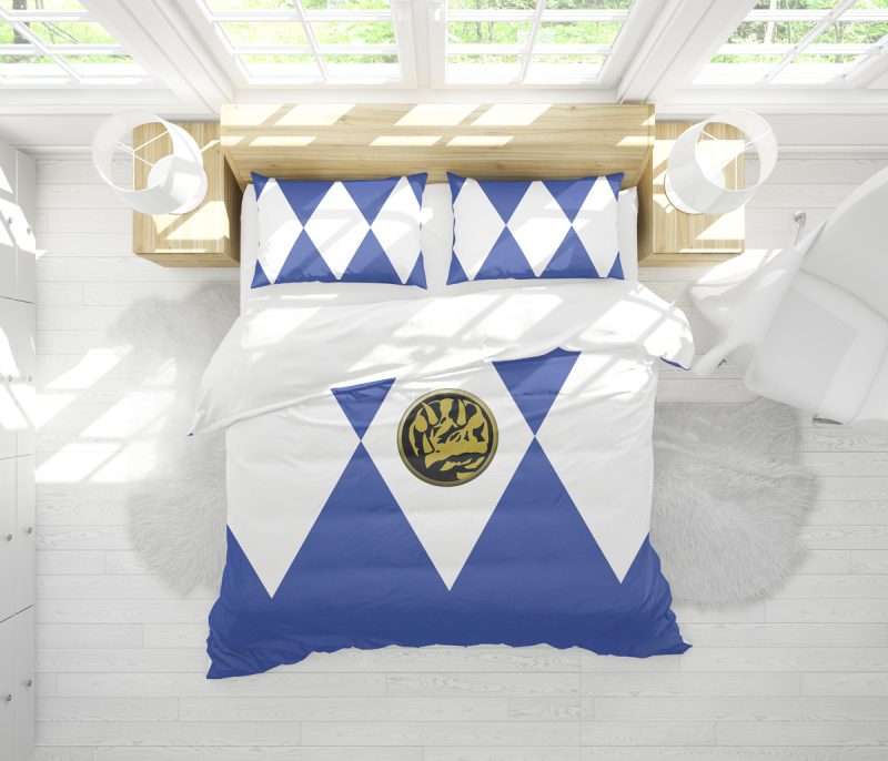 Blue Ranger Mighty Morphin Power Rangers Bedding Set - Image 2