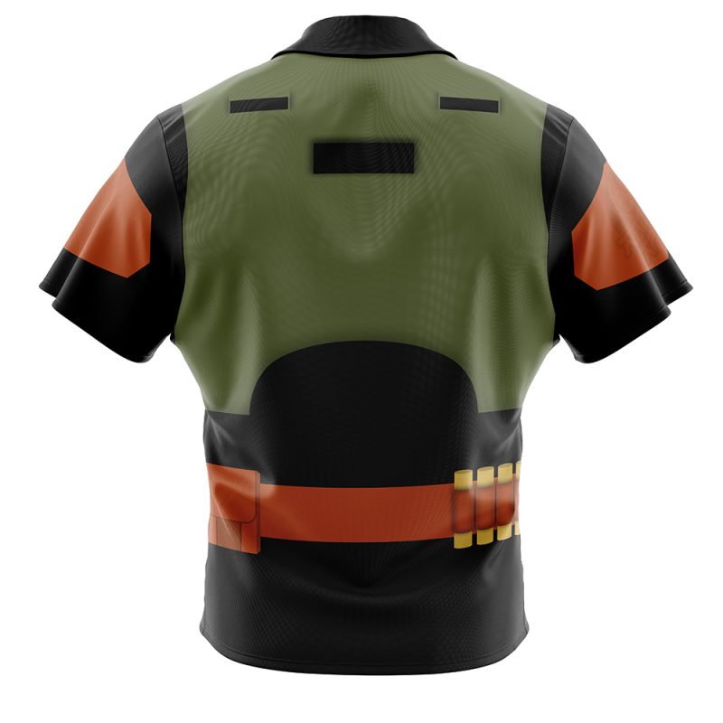 Boba Fett Star Wars Button Up Hawaiian Shirt - Image 2