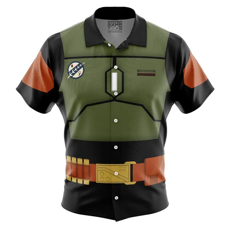 Boba Fett Star Wars Button Up Hawaiian Shirt