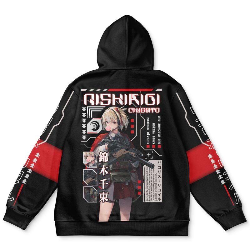 Chisato Nishikigi Lycoris Recoil Streetwear Hoodie