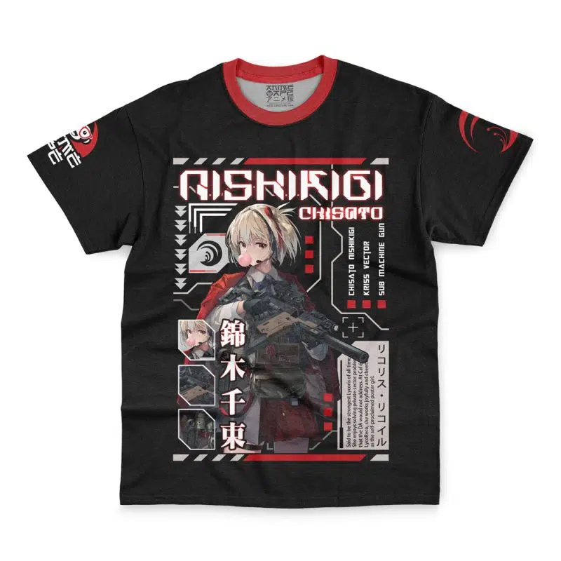 Chisato Nishikigi Lycoris Recoil Streetwear T-Shirt