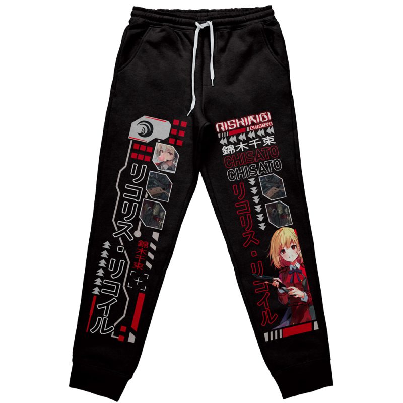 Chisato Nishikigi Lycoris Recoil Streetwear Sweatpants
