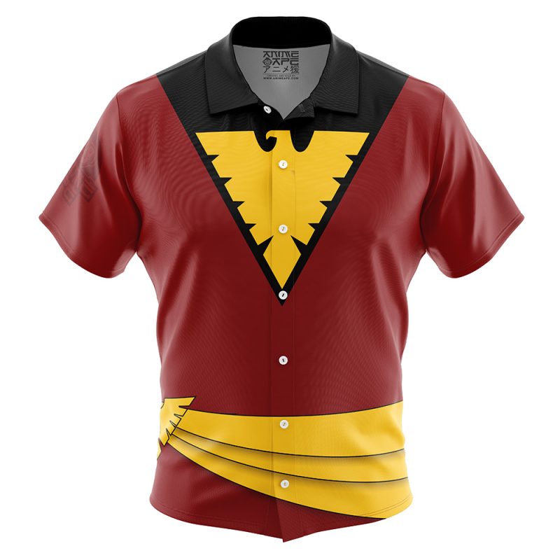 Dark Phoenix Marvel Button Up Hawaiian Shirt