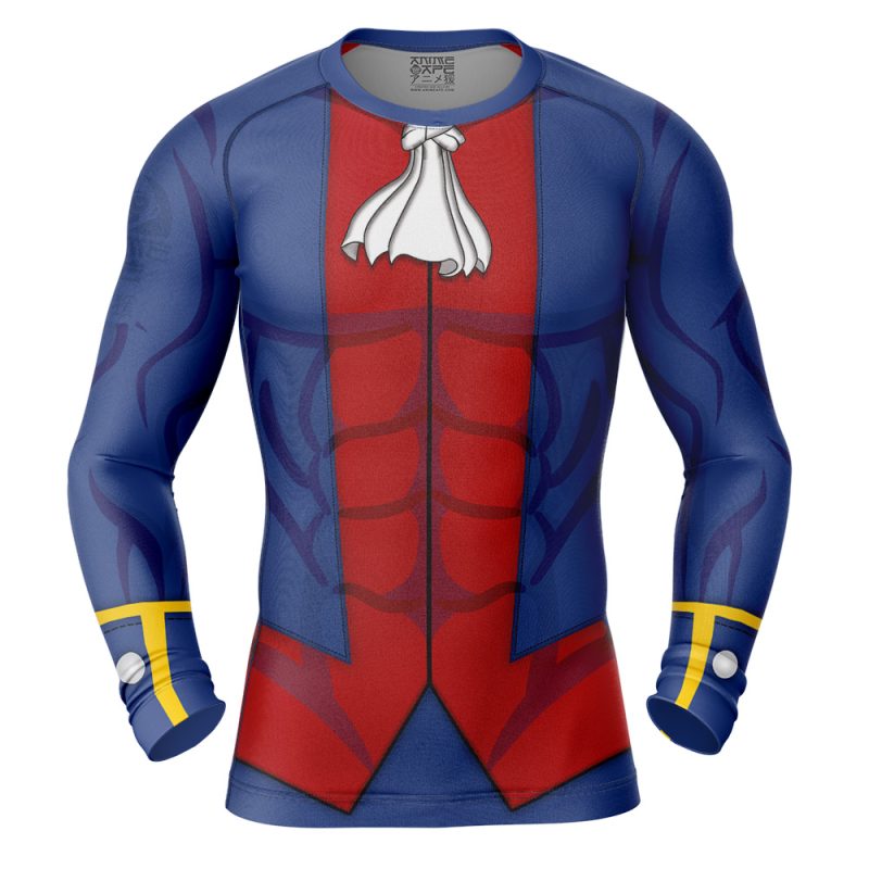 Demitri Maximoff Darkstalkers Long Sleeve Rash Guard Compression