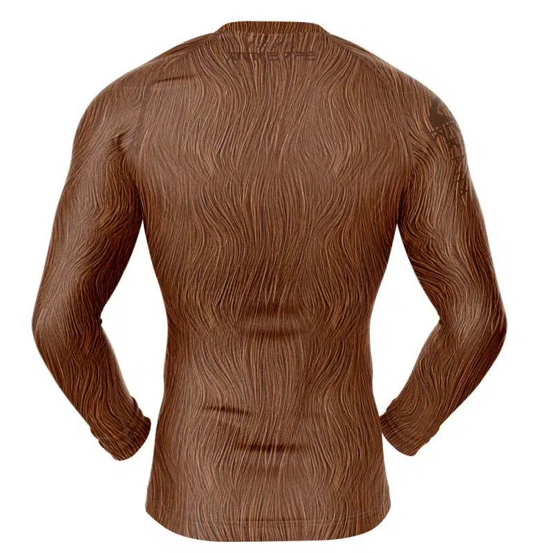 Donkey Kong Cosplay Long Sleeve Rash Guard Compression