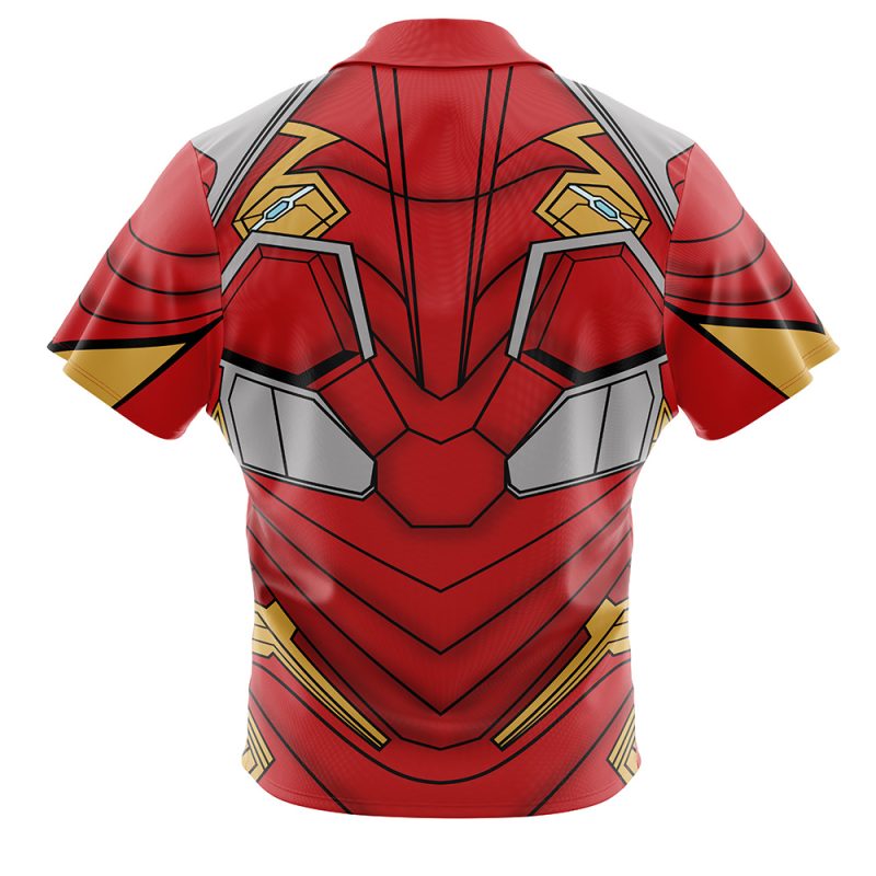 Iron Man Marvel Button Up Hawaiian Shirt - Image 2