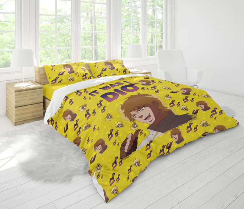 It was I Dio Jojo's Bizarre Adventure Bedding Set - Image 3