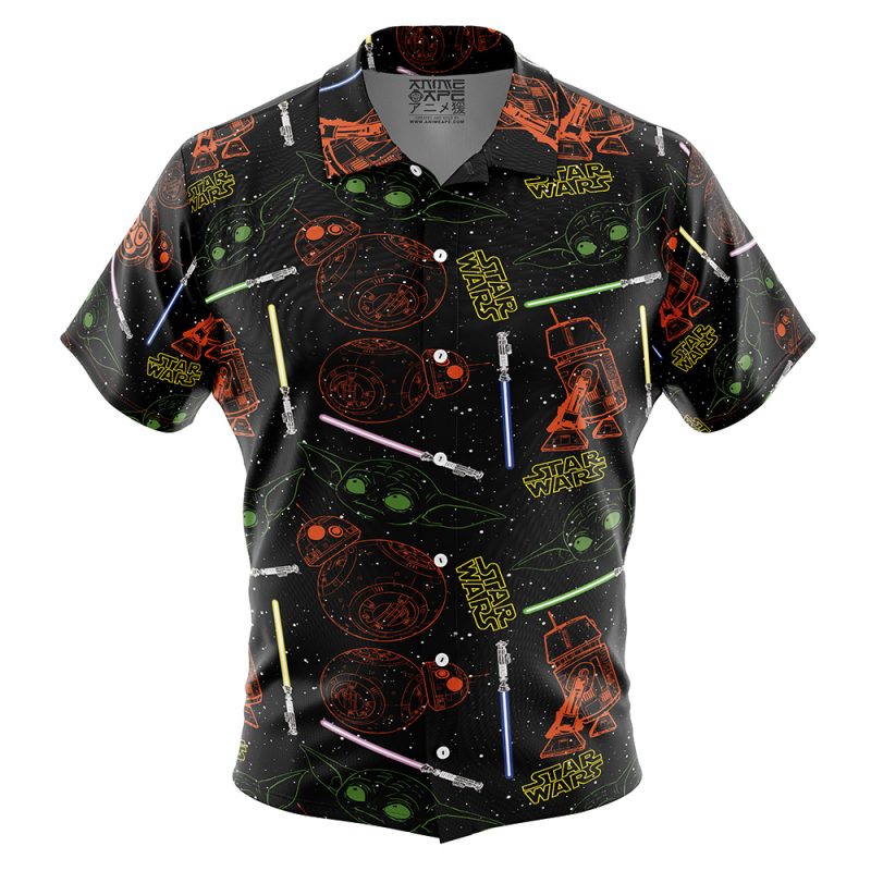 Jedi Star Wars Button Up Hawaiian Shirt