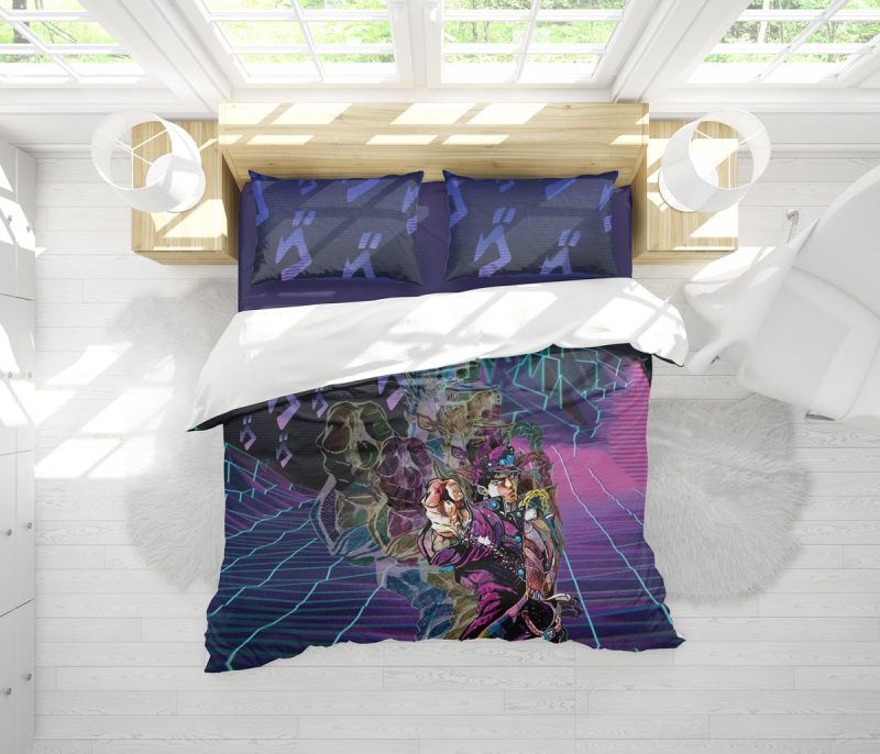 Kujo Jotaro Jojo's Bizarre Adventure Bedding Set - Image 2