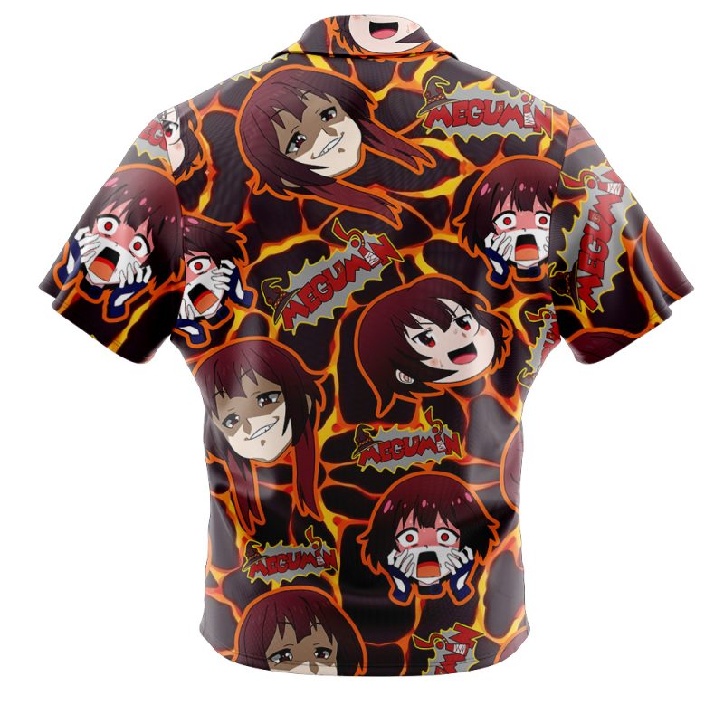 Megumin Konosuba Button Up Hawaiian Shirt