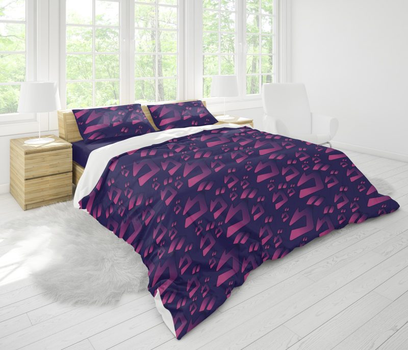 Menacing Aura Jojo's Bizarre Adventure Bedding Set - Image 3