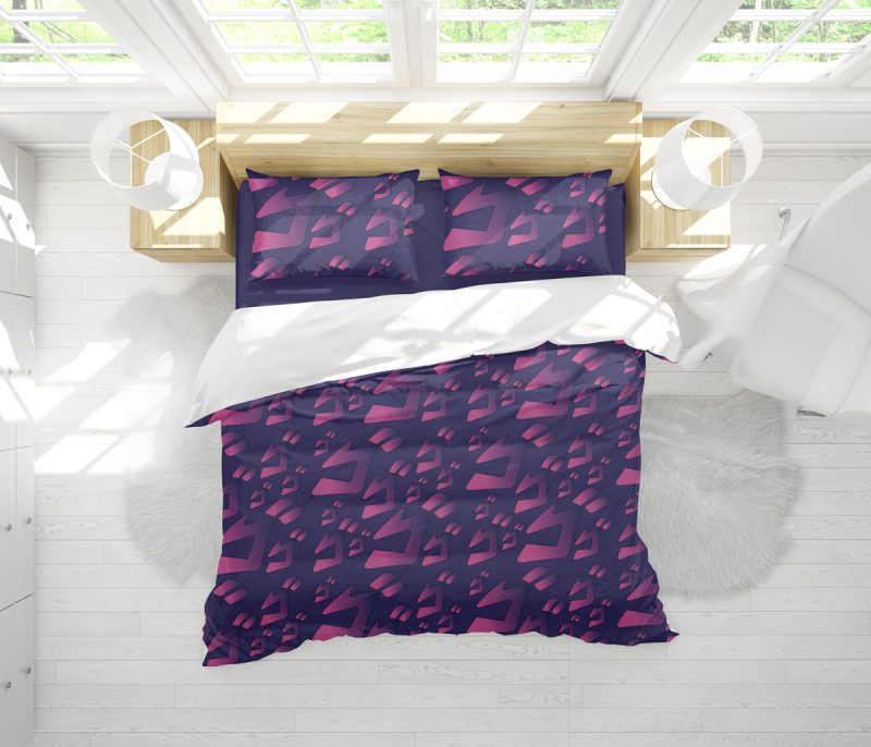 Menacing Aura Jojo's Bizarre Adventure Bedding Set - Image 2