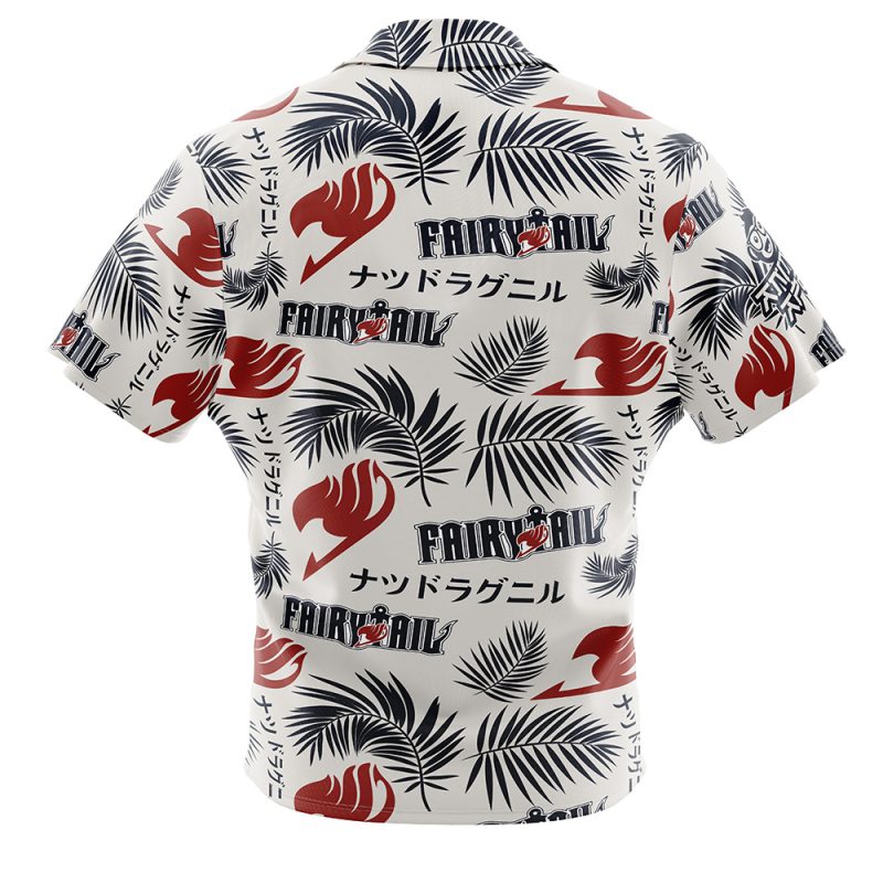 Natsu Fairy Tail Button Up Hawaiian Shirt - Image 2
