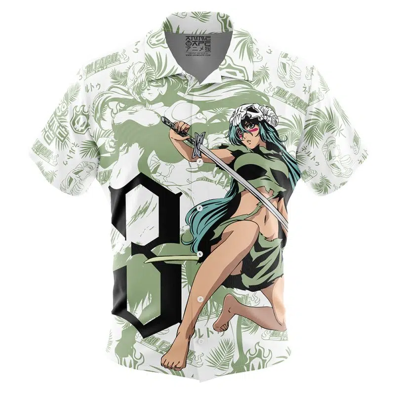 Nel Tu Tres Espada Bleach Button Up Hawaiian Shirt