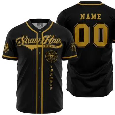Personalized Straw Hat Grand Fleet One Piece Baseball Jersey