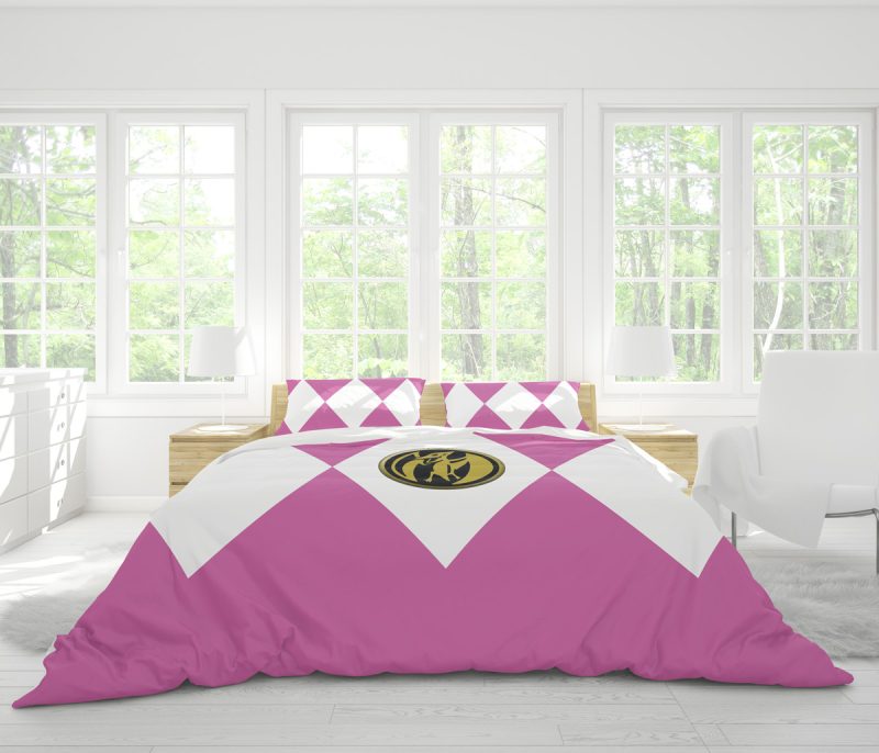 Pink Ranger Mighty Morphin Power Rangers Bedding Set - Image 4