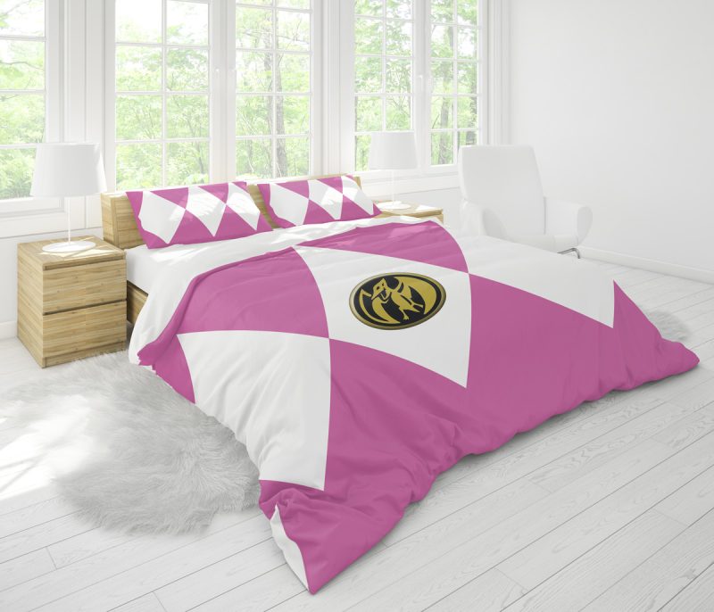 Pink Ranger Mighty Morphin Power Rangers Bedding Set - Image 3