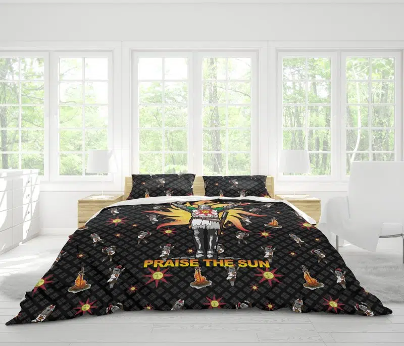 Praise The Sun Dark Souls Bedding Set - Image 4