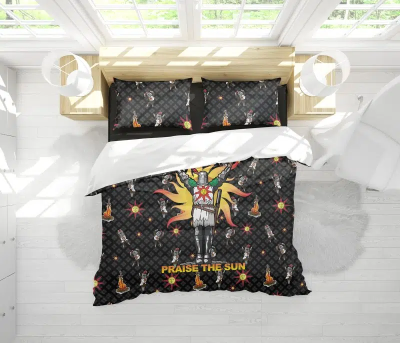 Praise The Sun Dark Souls Bedding Set - Image 2