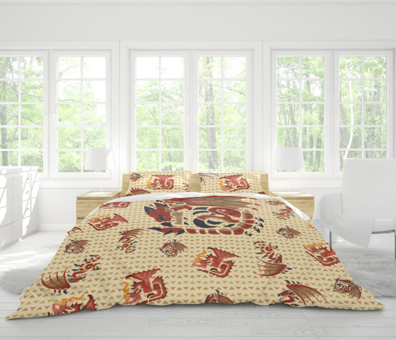 Rathalos Monster Hunter Bedding Set - Image 3