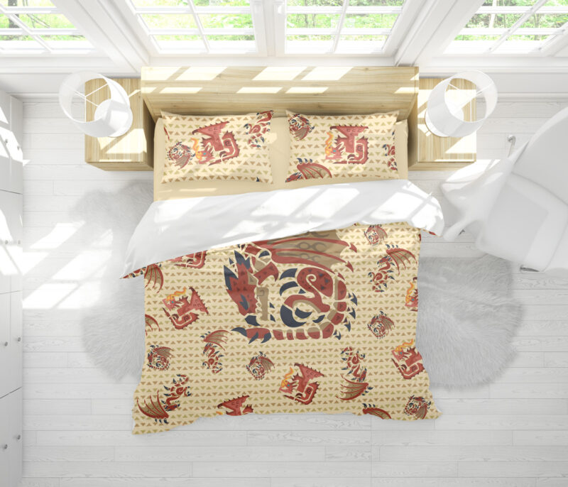 Rathalos Monster Hunter Bedding Set - Image 4