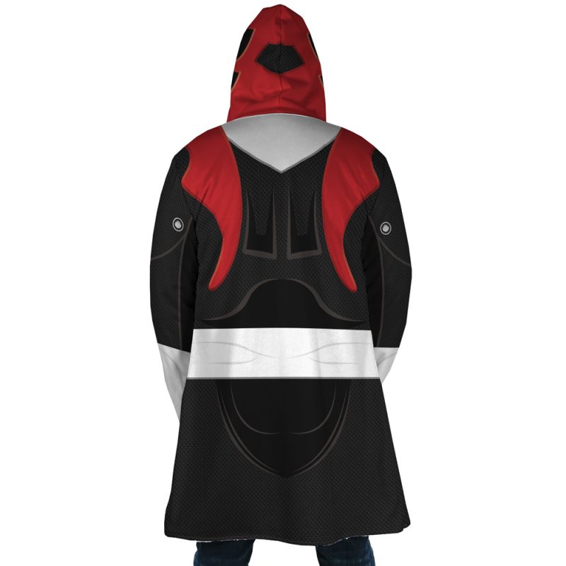 Red Psycho Rangers Dream Cloak Coat - Image 5