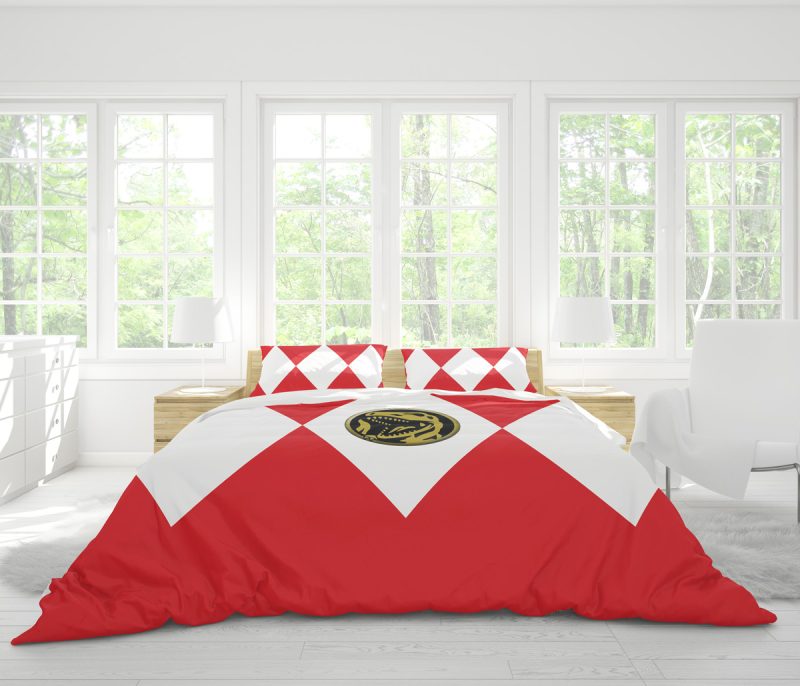 Red Ranger Mighty Morphin Power Rangers Bedding Set - Image 4