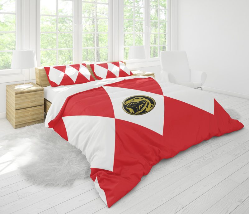 Red Ranger Mighty Morphin Power Rangers Bedding Set - Image 3