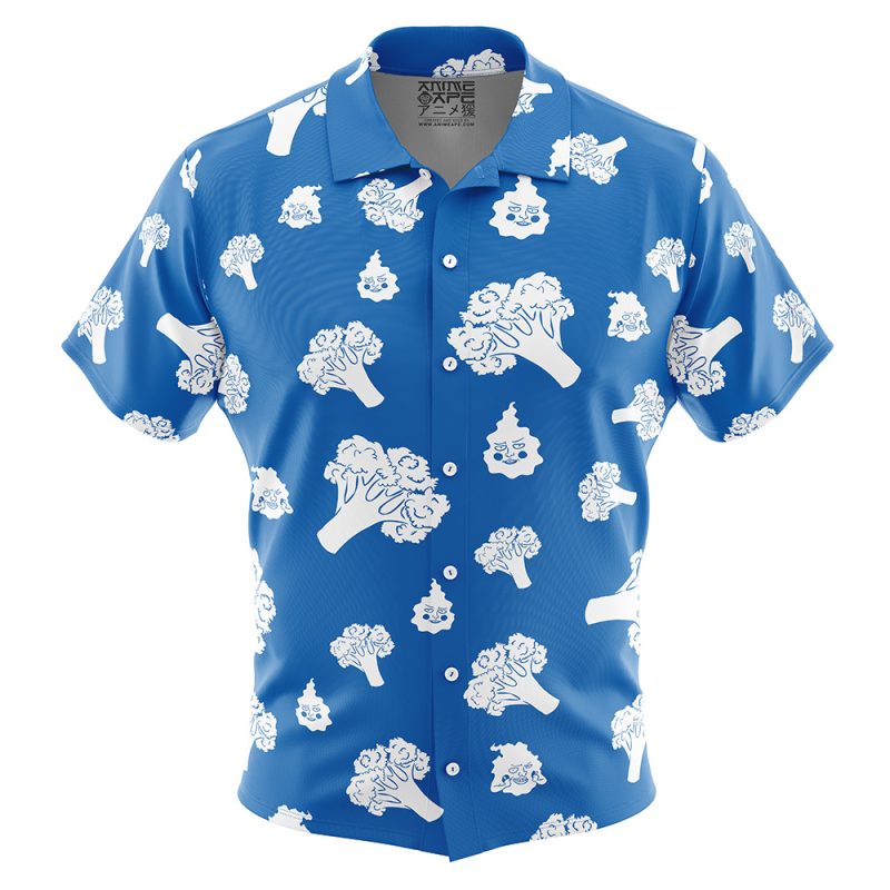 Reigen Aloha Mob Psycho 100 III Button Up Hawaiian Shirt