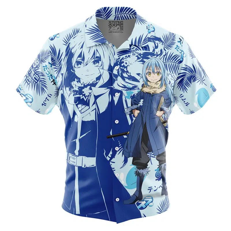 Rimuru Tempest That Time I Got Reincarnated as a Slime Button Up Hawaiian Shirt