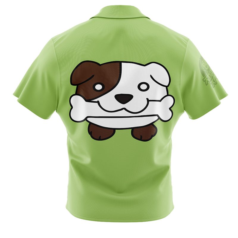 Shigeo Kageyama Puppy Mob Psycho100 Button Up Hawaiian Shirt - Image 2