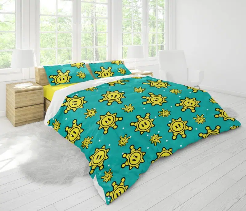 Shine Pattern Super Mario Bedding Set - Image 3