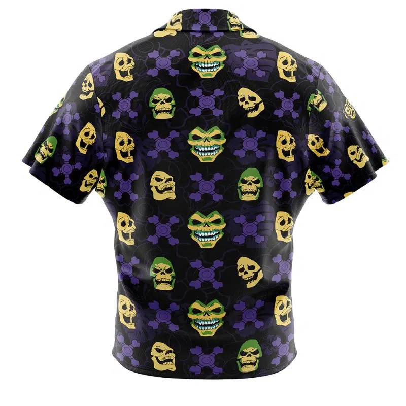 Skeletor Masters of the Universe Button Up Hawaiian Shirt - Image 2
