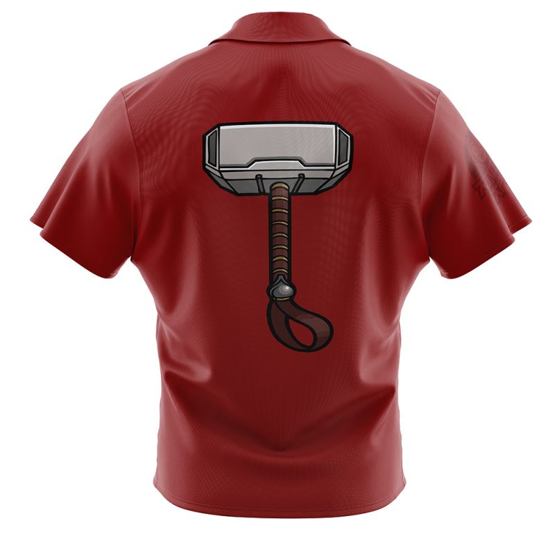 Thor Marvel Button Up Hawaiian Shirt - Image 2