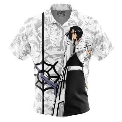 Uryu Ishida Quincy Bleach Button Up Hawaiian Shirt