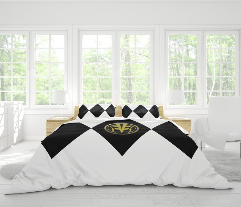 White Ranger Mighty Morphin Power Rangers Bedding Set - Image 2