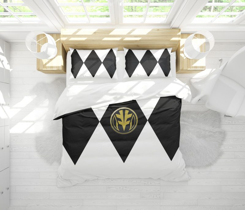 White Ranger Mighty Morphin Power Rangers Bedding Set - Image 3